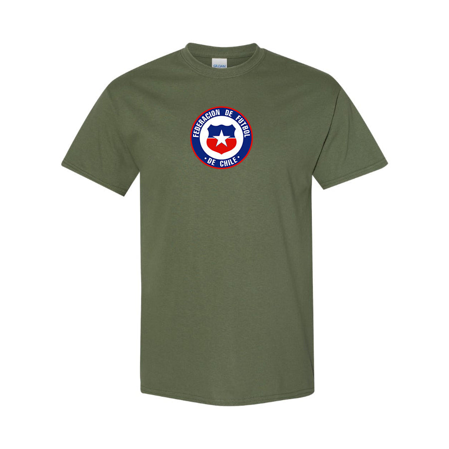Men's Chile National Soccer Team Cotton T-Shirt
