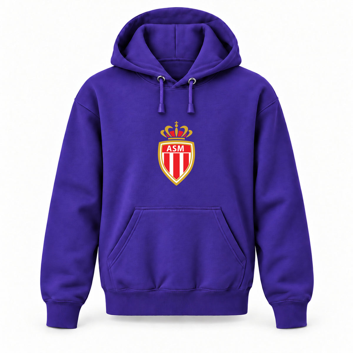 AS Monaco FC - Youth Large Hoodie (Ages 10–12) | Color: Purple