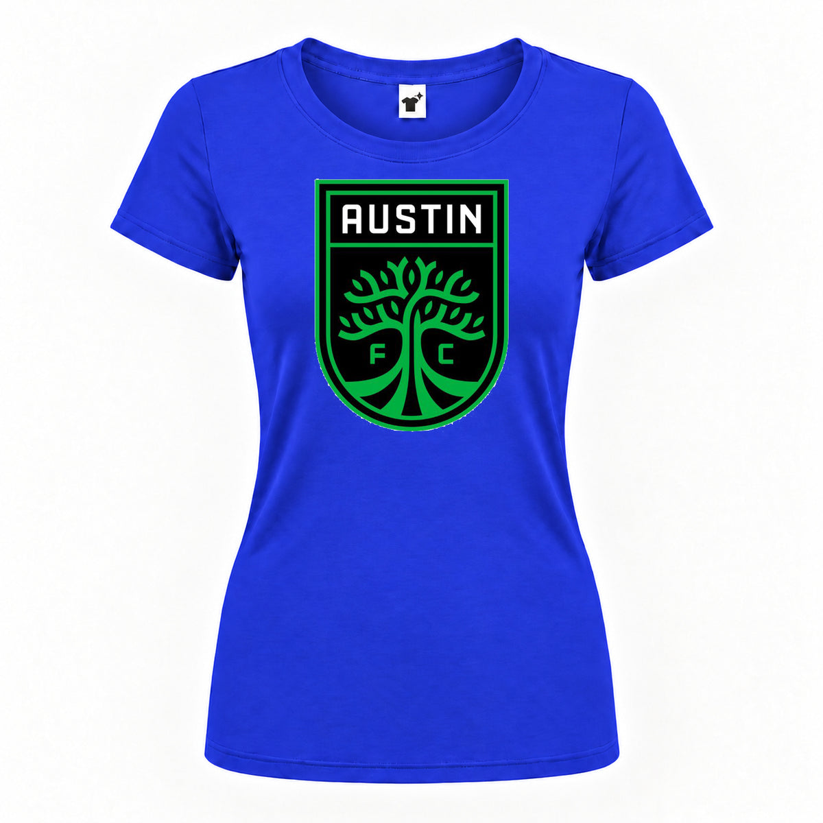 Women's Austin FC Round Neck T-Shirt | Color: Royal Blue