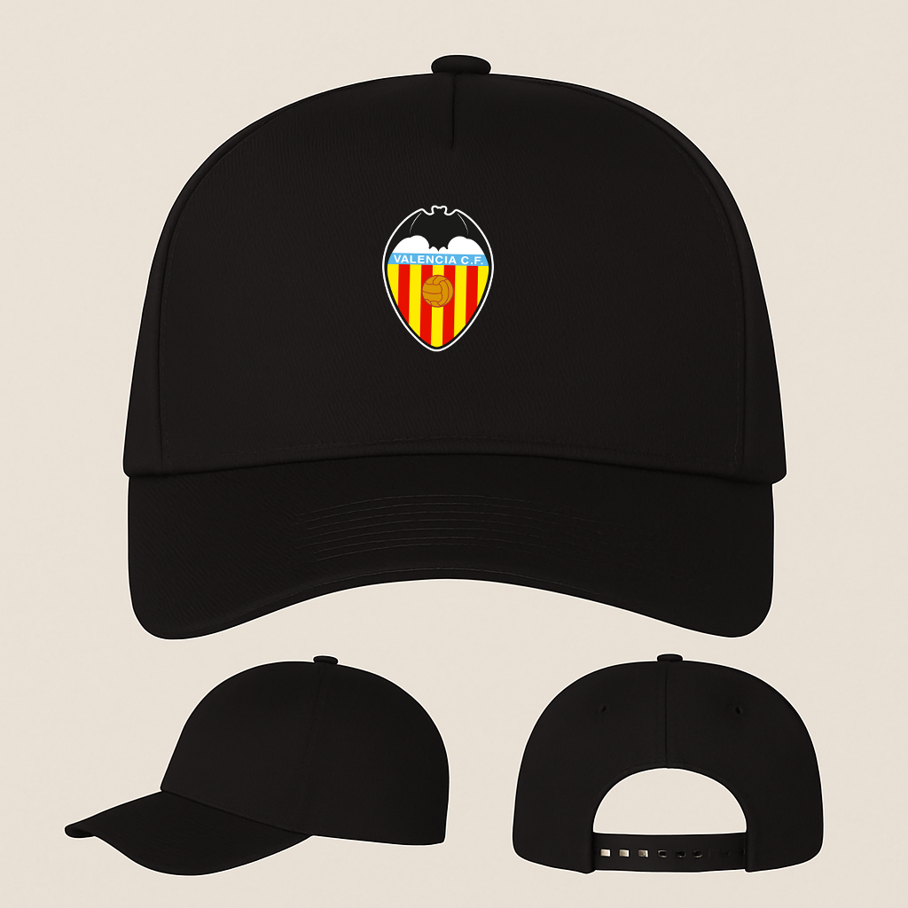 Valencia FC Five Panel Twill Snapback Cap