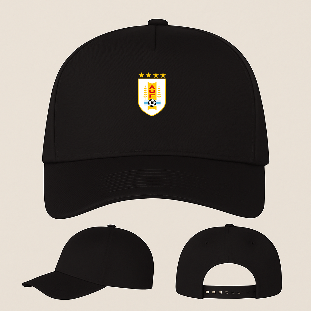 Uruguay National Soccer Team Five Panel Twill Snapback Cap