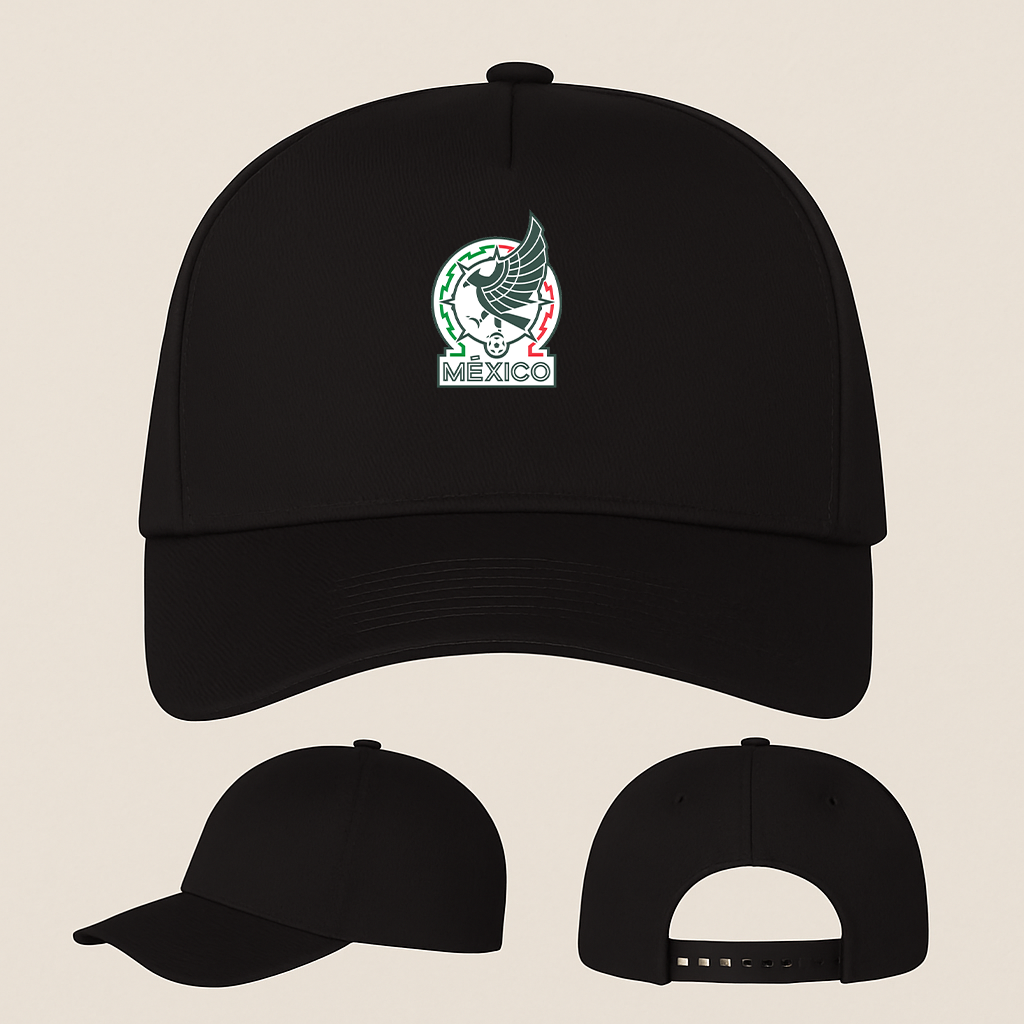 Mexico Soccer Five Panel Twill Snapback Cap