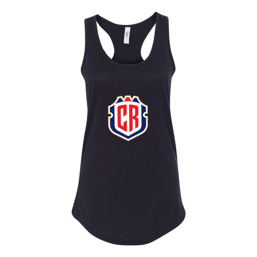 Women's Costa Rica National Soccer Team Racerback Tank Top