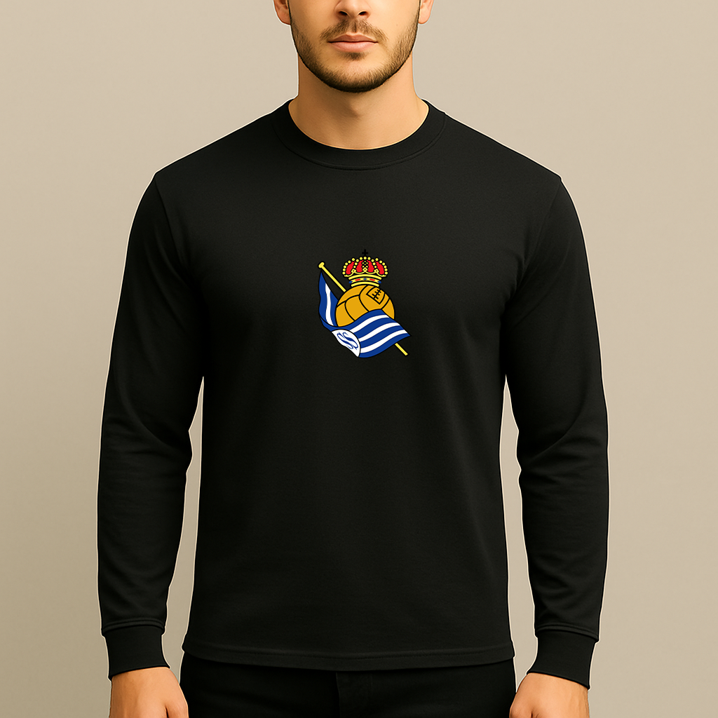 Men's Real Sociedad FC Long Sleeve T-Shirt