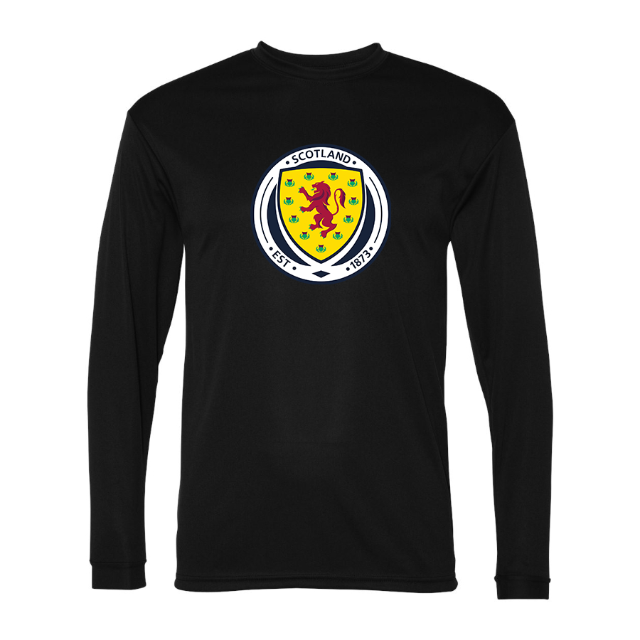 Men’s Scotland National Soccer Team - C2 Sport - Performance Long Sleeve T-Shirt - 5104