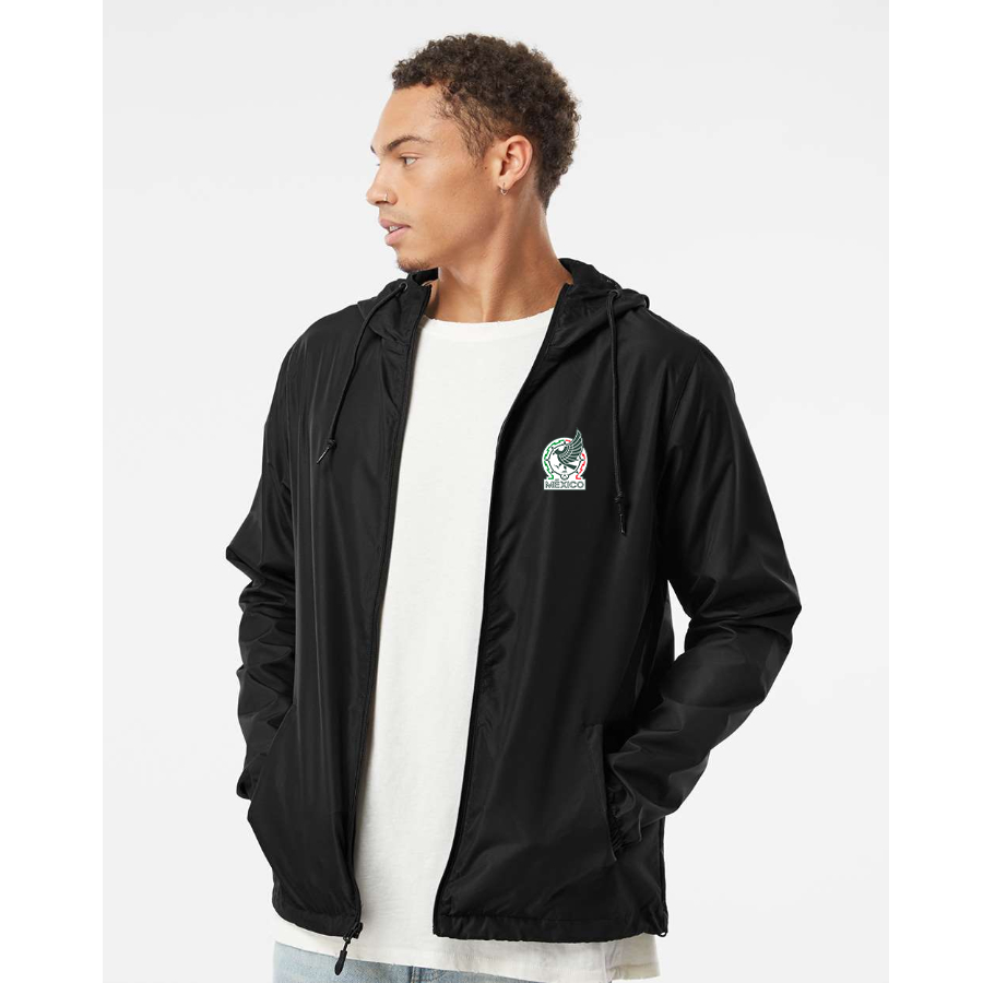 Men’s Mexico Soccer - Independent Trading Co. - Lightweight Windbreaker Full-Zip Jacket - EXP54LWZ