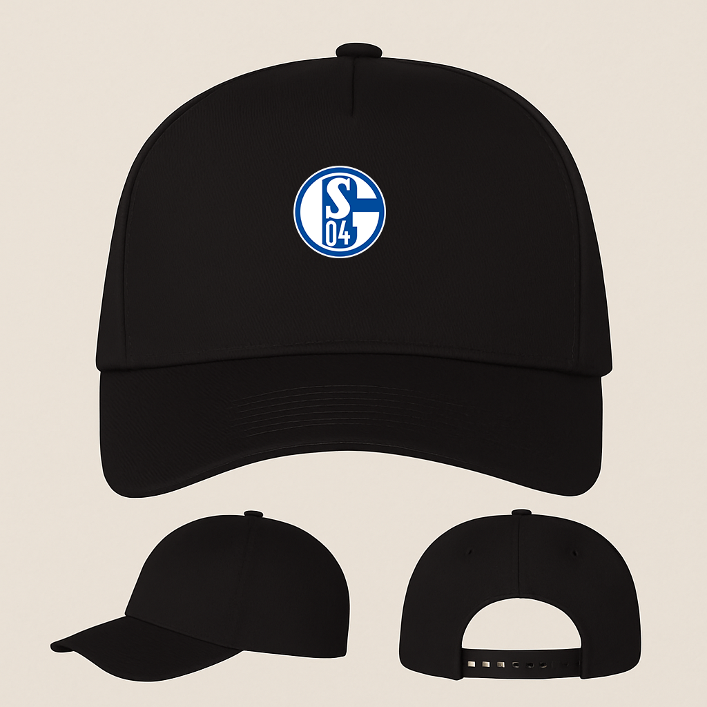 Schalke 04 FC Five Panel Twill Snapback Cap