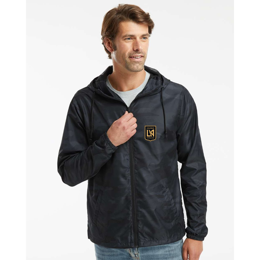 Men’s LAFC Los Angeles Football Club- Independent Trading Co. - Lightweight Windbreaker Full-Zip Jacket - EXP54LWZ