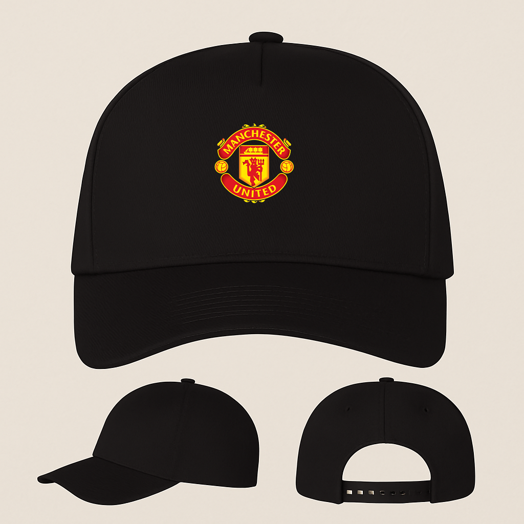 Manchester United Soccer Five Panel Twill Snapback Cap