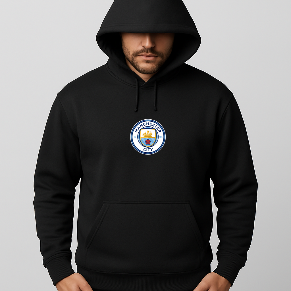 Men's Manchester City Soccer Pullover Hoodie