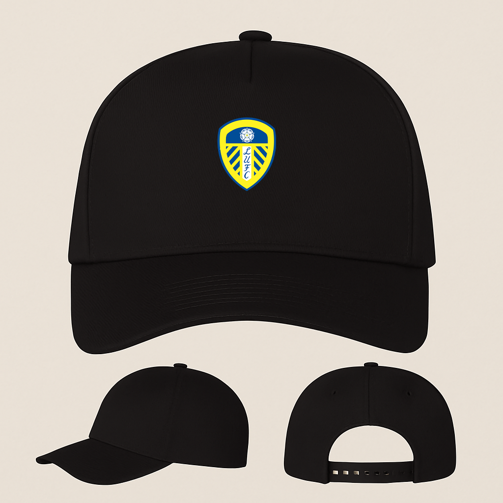 Leeds United Football Club Five Panel Twill Snapback Cap