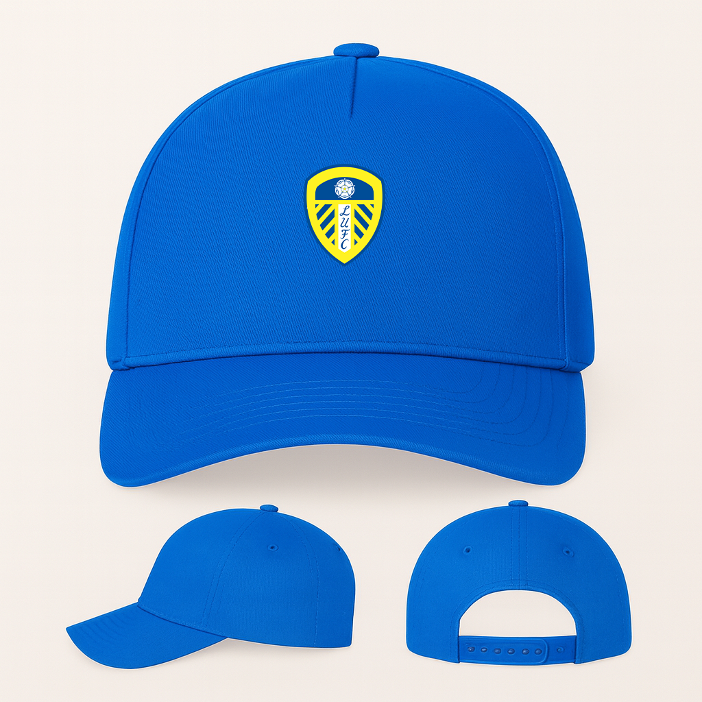 Leeds United Football Club Five Panel Twill Snapback Cap