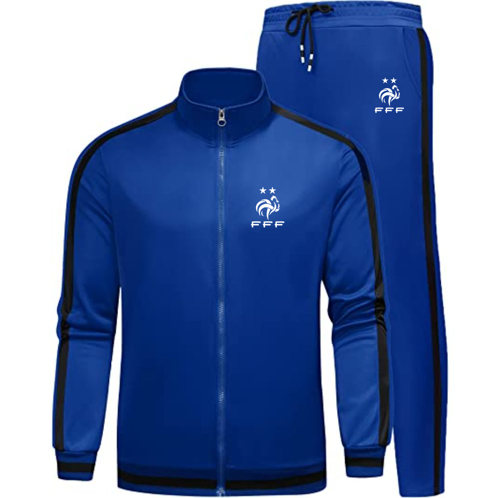 Men's France Soccer Logo Dri-Fit TrackSuit