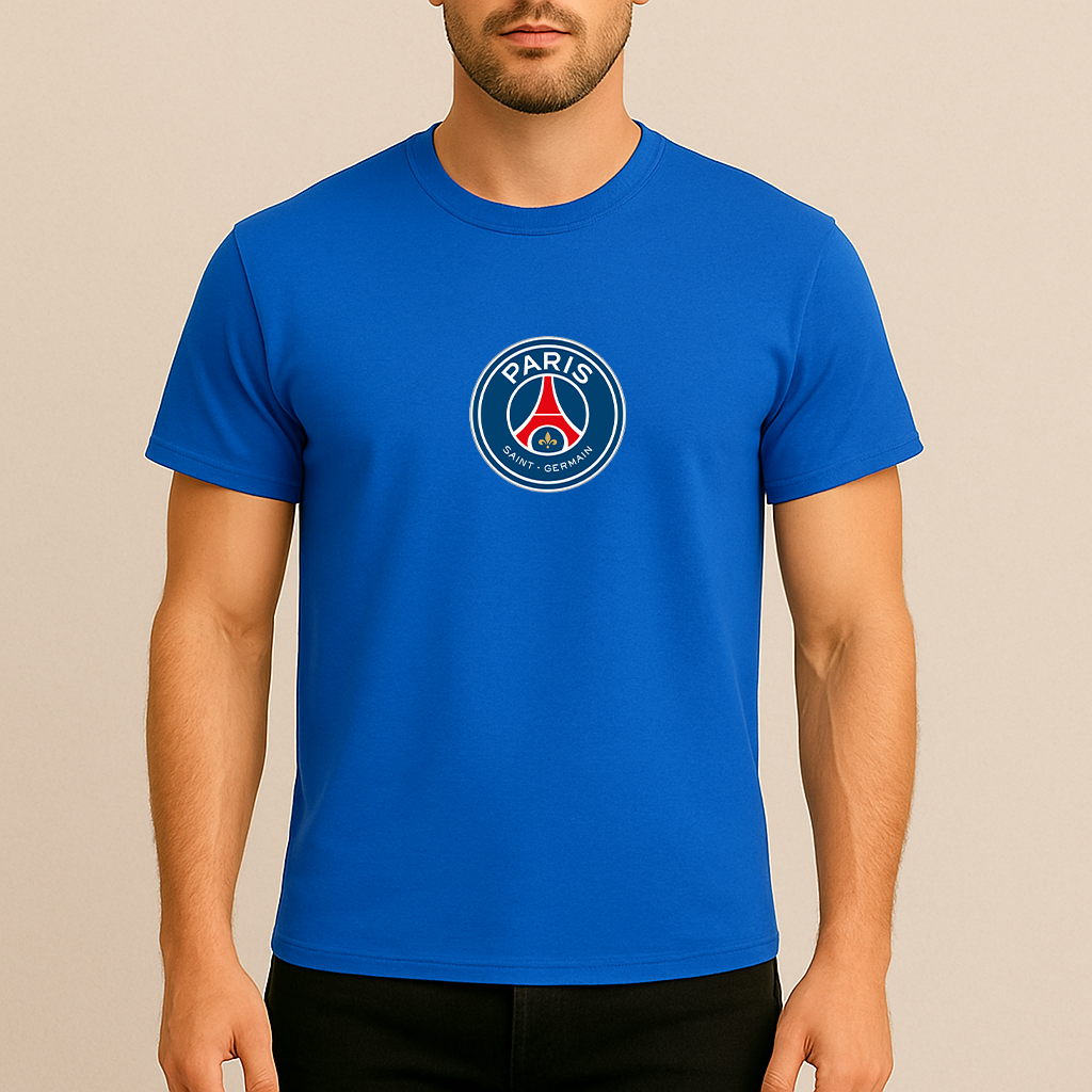 Men's Paris Saint-Germain Soccer Cotton T-Shirt