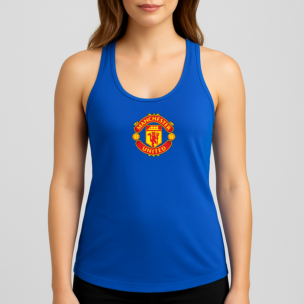 Women's Manchester United Soccer Racerback Tank Top