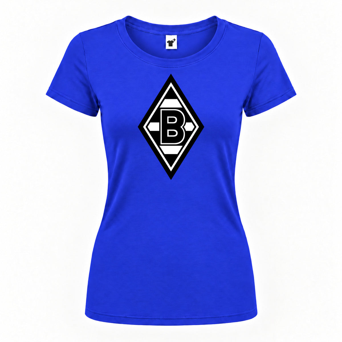 Women's Borussia Monchengladbach FC Round Neck T-Shirt | Color: Royal Blue