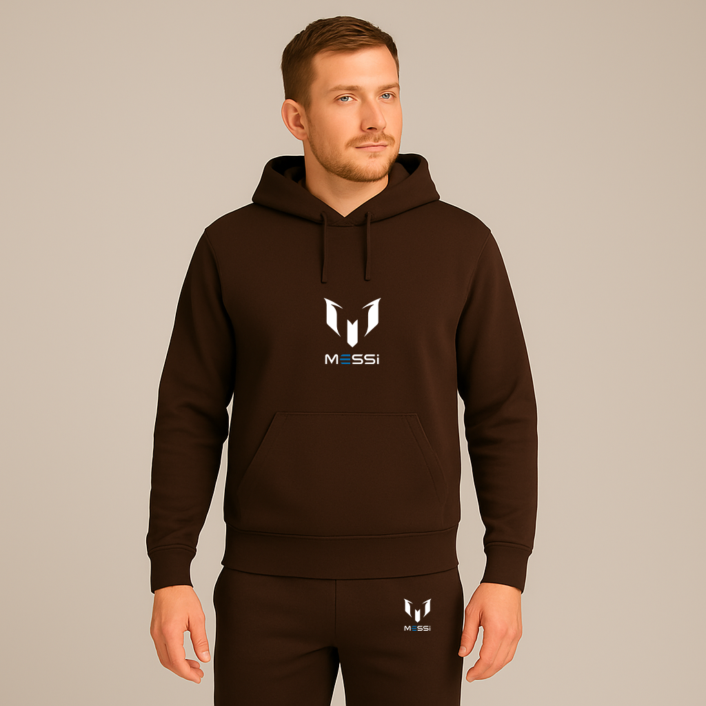 Men's Lionel Messi Air Messi Soccer Logo Hoodie Joggers Set