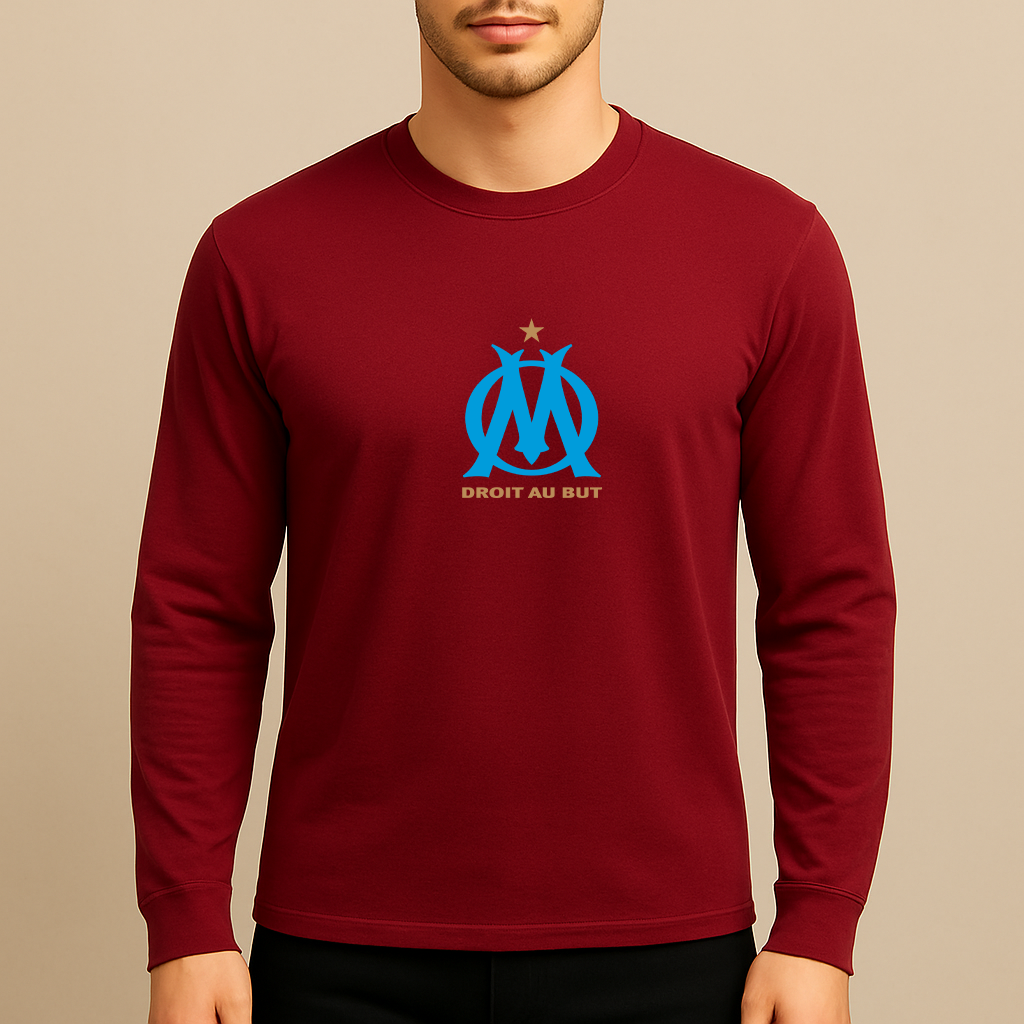 Men's Olympique de Marseille FC Long Sleeve T-Shirt