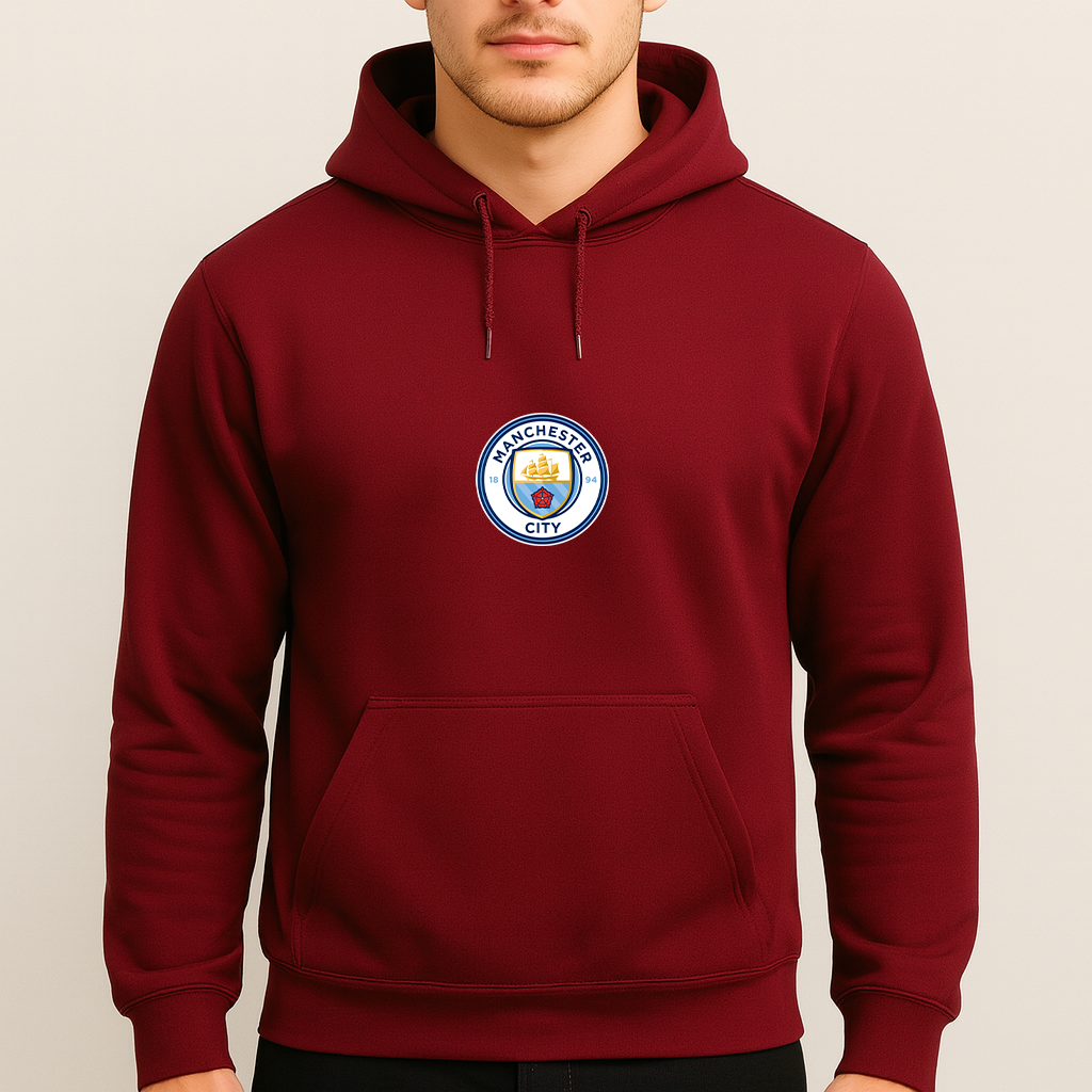 Men's Manchester City Soccer Pullover Hoodie