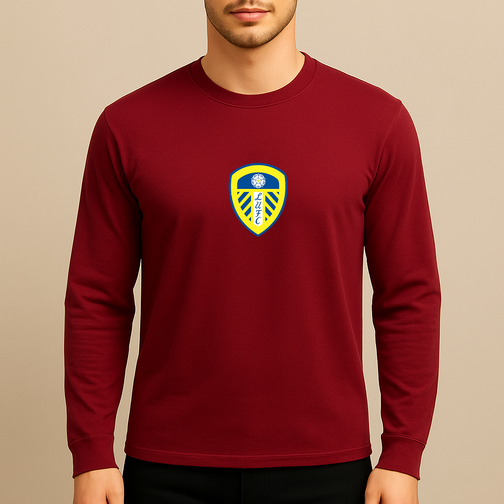 Men's Leeds United Football Club Long Sleeve T-Shirt