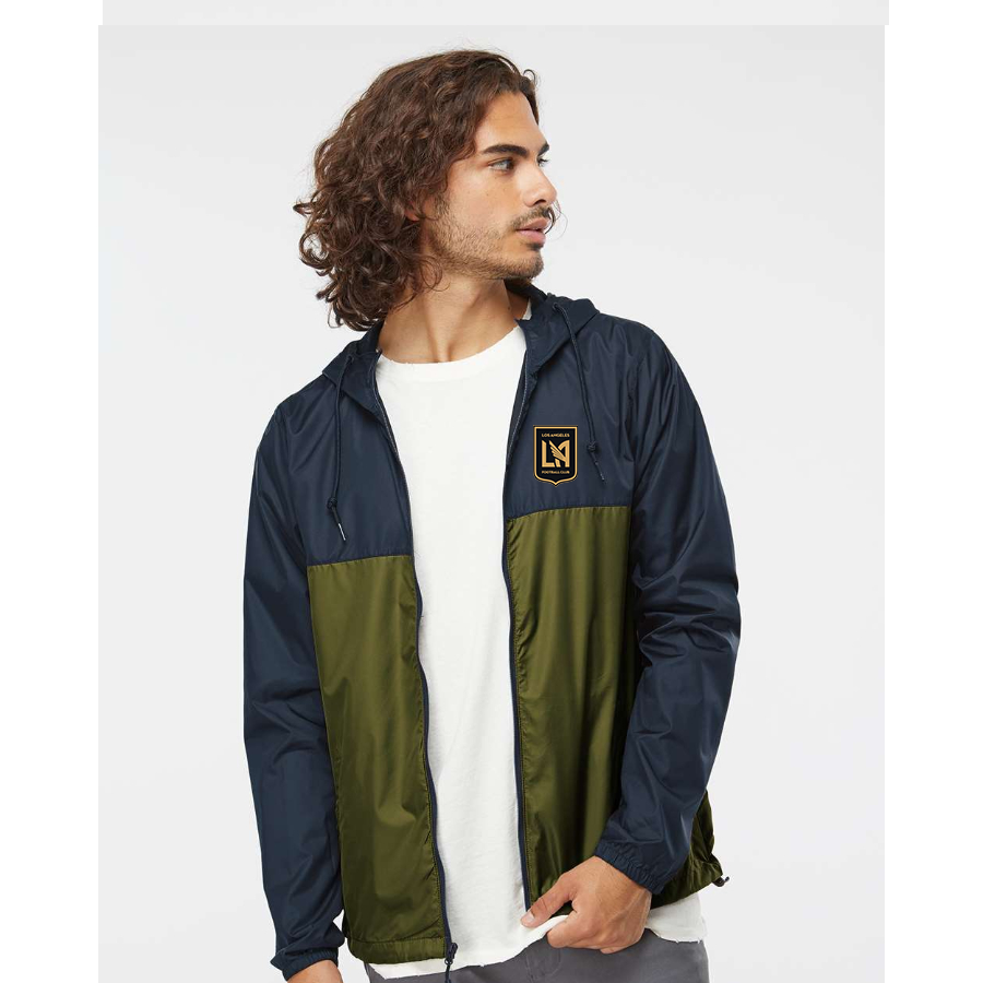 Men’s LAFC Los Angeles Football Club- Independent Trading Co. - Lightweight Windbreaker Full-Zip Jacket - EXP54LWZ