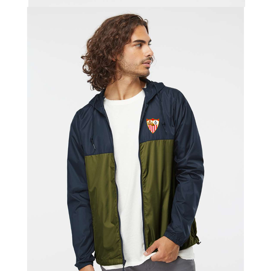 Men’s Sevilla FC - Independent Trading Co. - Lightweight Windbreaker Full-Zip Jacket - EXP54LWZ
