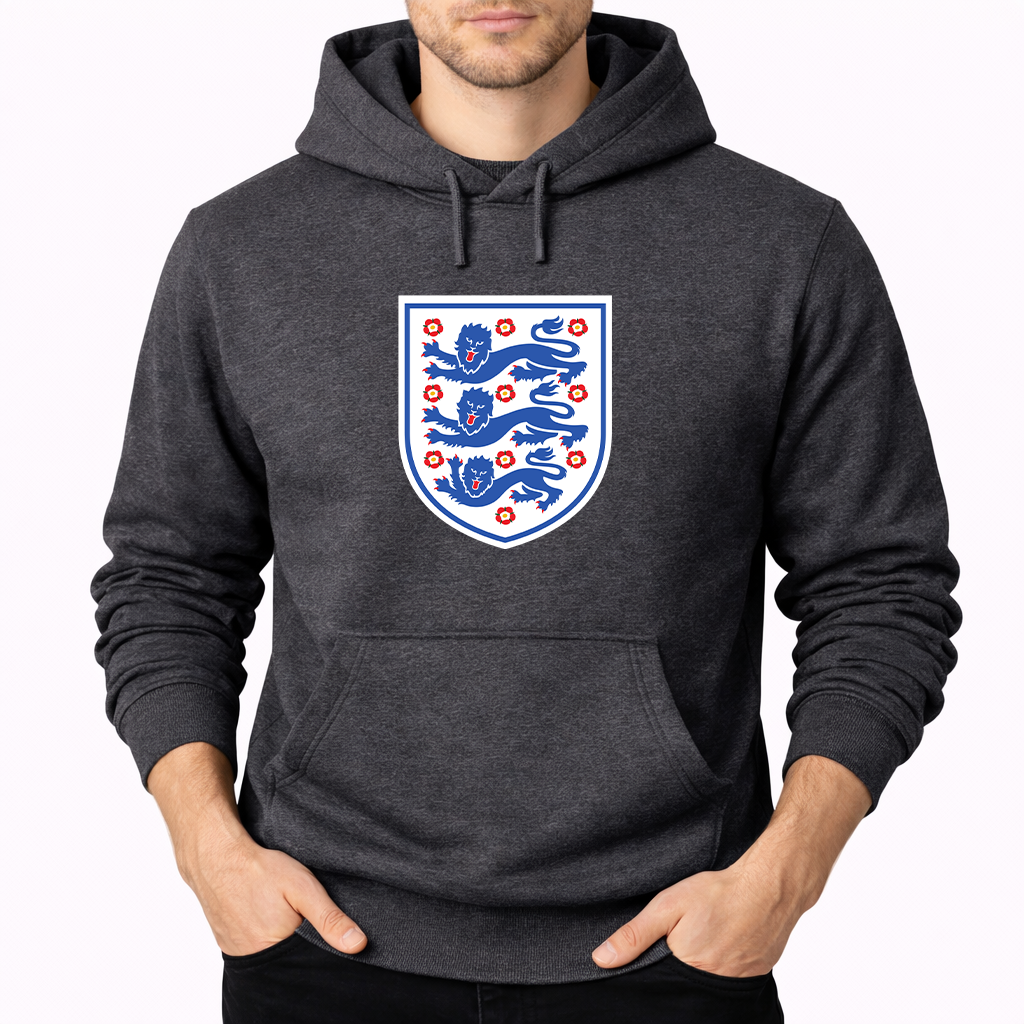 Men's England National Football Team Pullover Hoodie