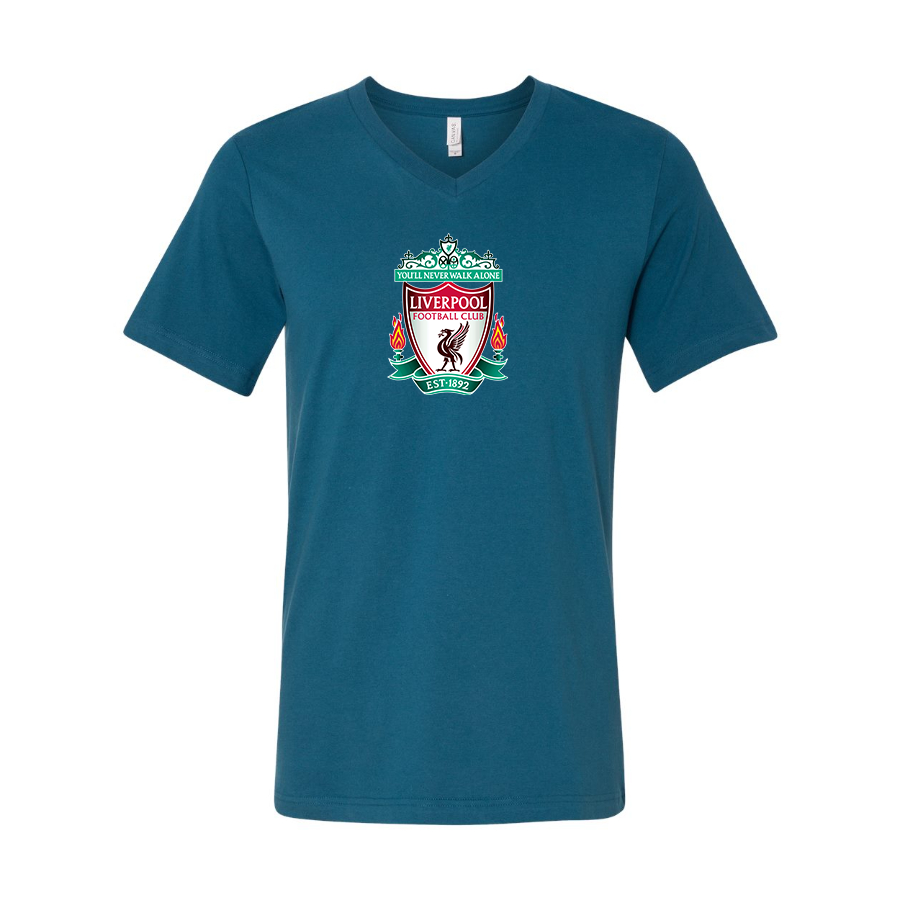 Men’s Liverpool Football Club Est.1892 - BELLA + CANVAS - Jersey V-Neck Tee - 3005