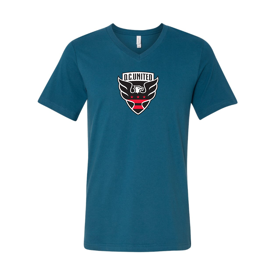 Men’s D.C. United FC - BELLA + CANVAS - Jersey V-Neck Tee - 3005