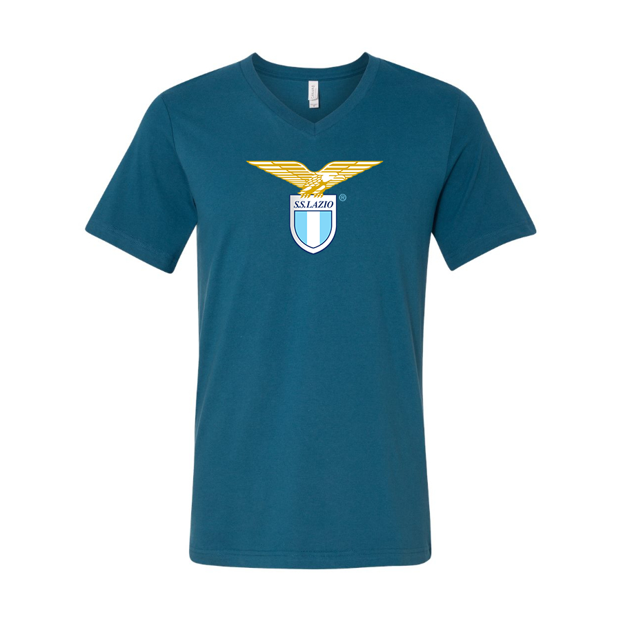 Men’s Lazio FC - BELLA + CANVAS - Jersey V-Neck Tee - 3005