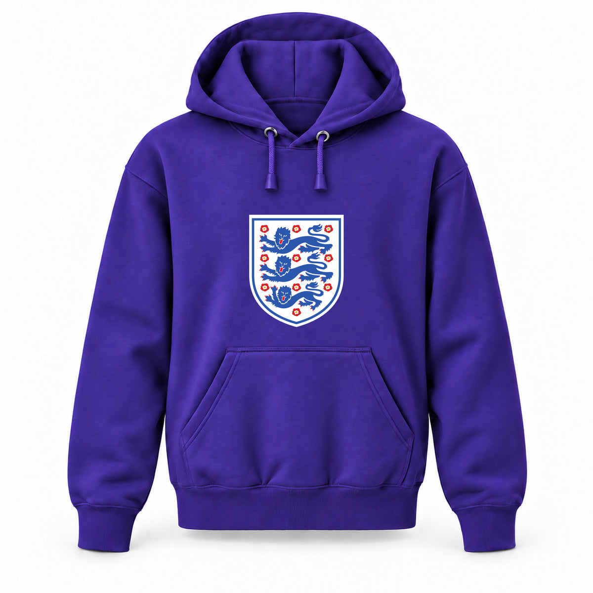 England National Football Team - Youth Large Hoodie (Ages 10–12) | Color: Purple