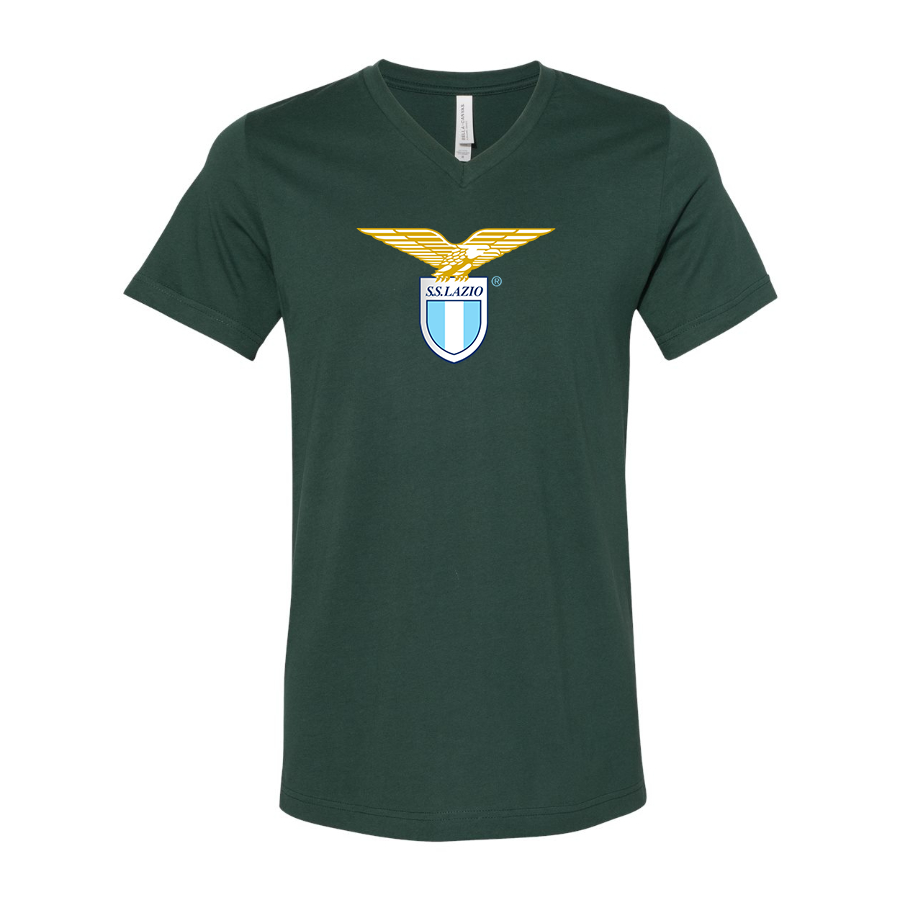 Men’s Lazio FC - BELLA + CANVAS - Jersey V-Neck Tee - 3005