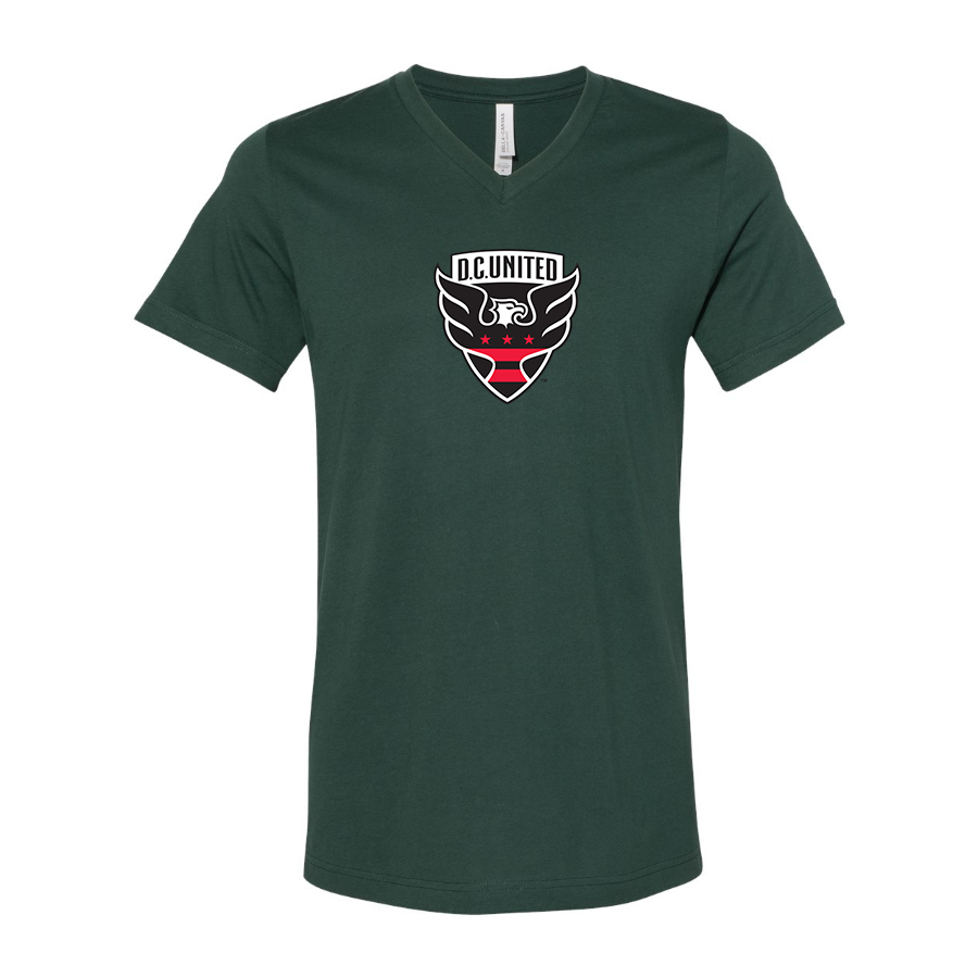 Men’s D.C. United FC - BELLA + CANVAS - Jersey V-Neck Tee - 3005