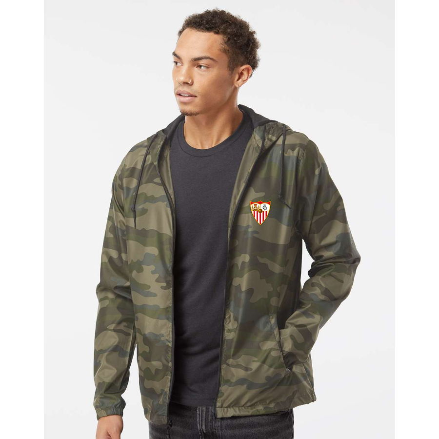 Men’s Sevilla FC - Independent Trading Co. - Lightweight Windbreaker Full-Zip Jacket - EXP54LWZ