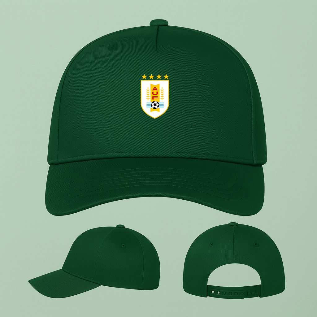 Uruguay National Soccer Team Five Panel Twill Snapback Cap