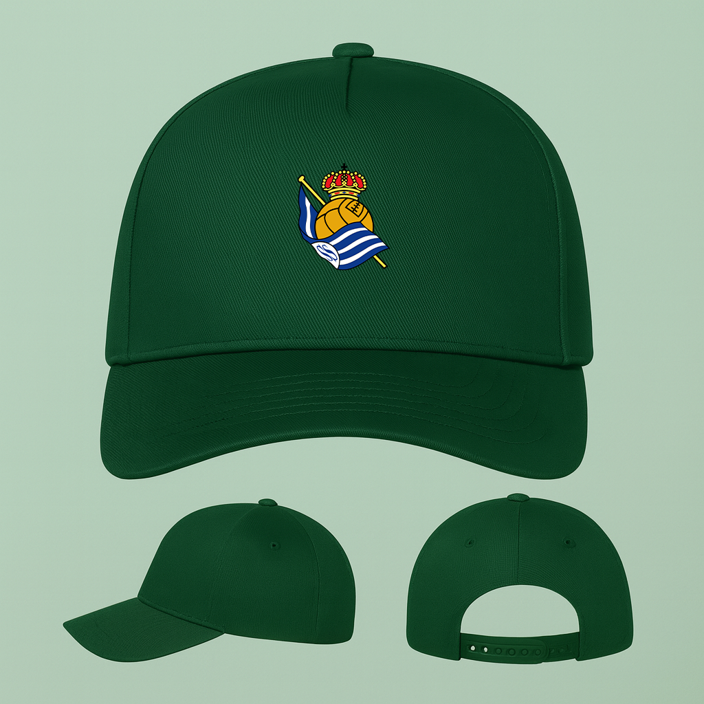 Real Sociedad FC Five Panel Twill Snapback Cap