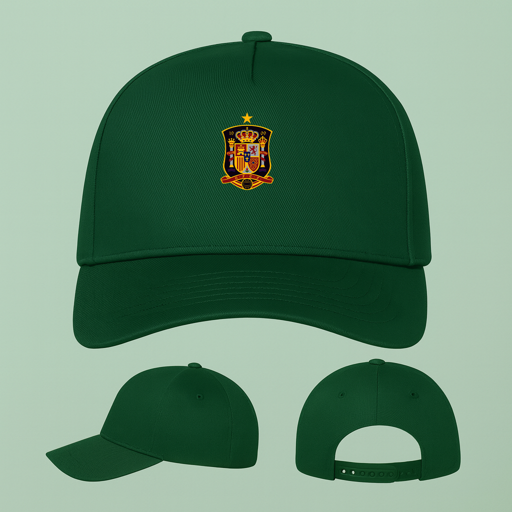 Spain National Soccer Team Five Panel Twill Snapback Cap