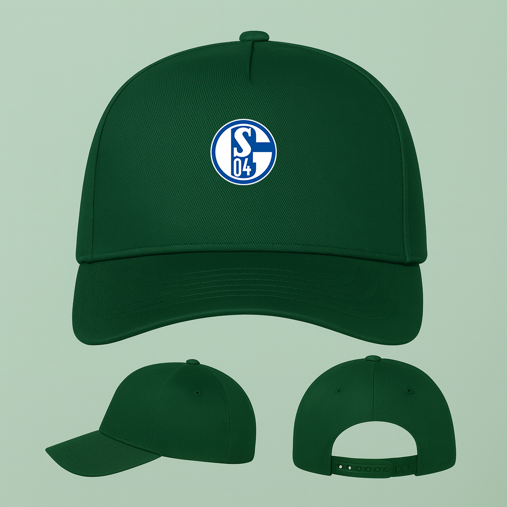 Schalke 04 FC Five Panel Twill Snapback Cap