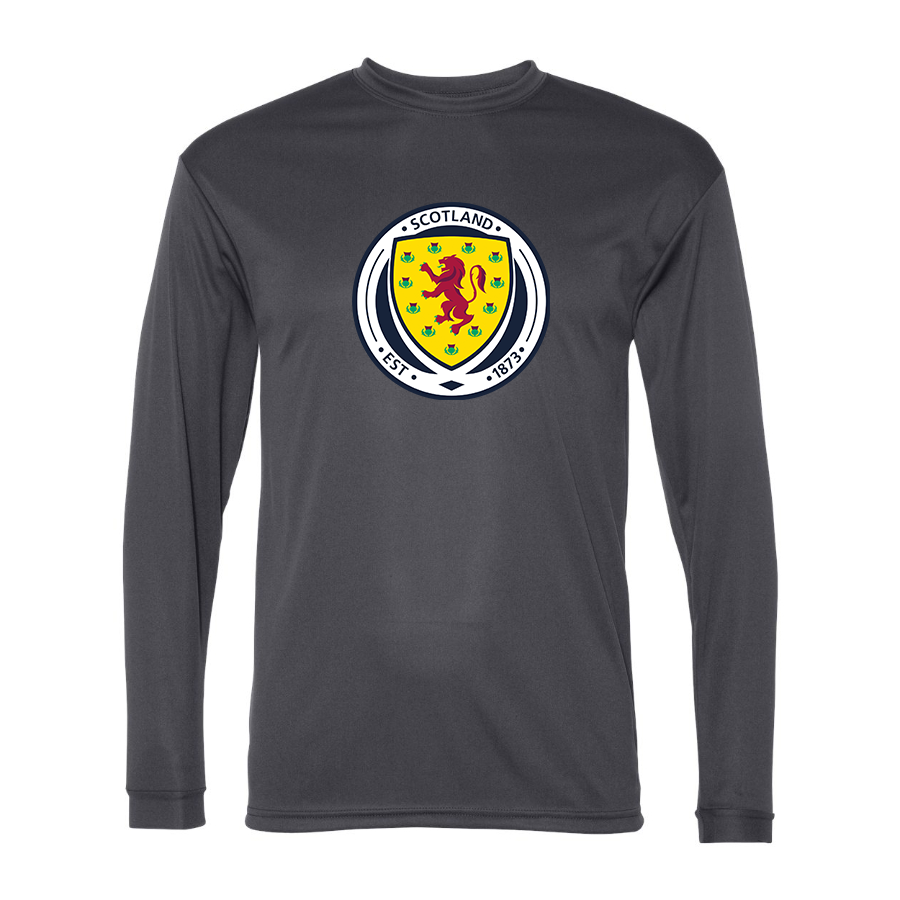 Men’s Scotland National Soccer Team - C2 Sport - Performance Long Sleeve T-Shirt - 5104