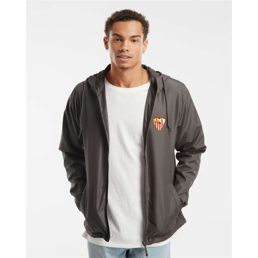Men’s Sevilla FC - Independent Trading Co. - Lightweight Windbreaker Full-Zip Jacket - EXP54LWZ