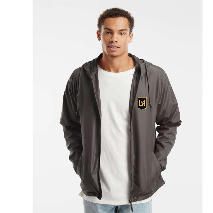 Men’s LAFC Los Angeles Football Club- Independent Trading Co. - Lightweight Windbreaker Full-Zip Jacket - EXP54LWZ