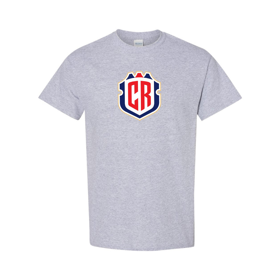 Youth Kids Costa Rica National Soccer Team Cotton T-Shirt
