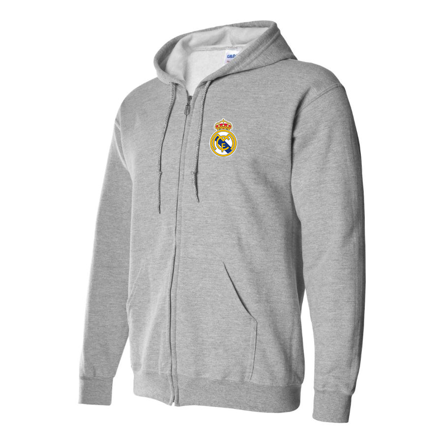 Men’s Real Madrid Soccer Zipper Hoodie