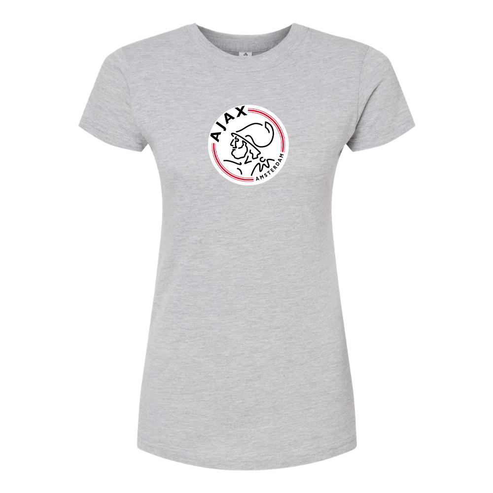 Women's Amsterdamsche FC Ajax Round Neck T-Shirt