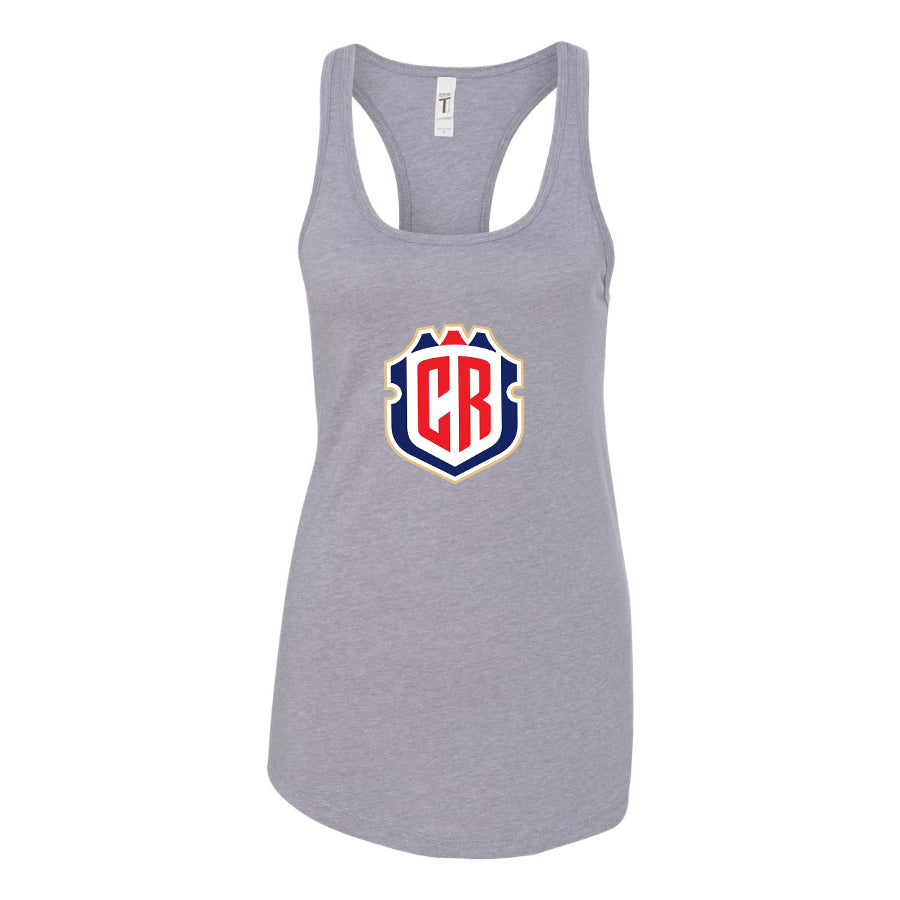 Women's Costa Rica National Soccer Team Racerback Tank Top