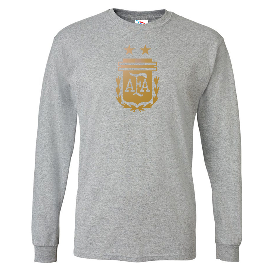 Youth Kids Brazil Soccer Long Sleeve T-Shirt