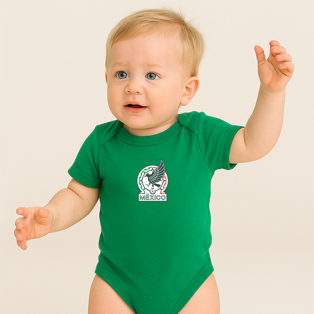 Baby Mexico Soccer Romper Onesie