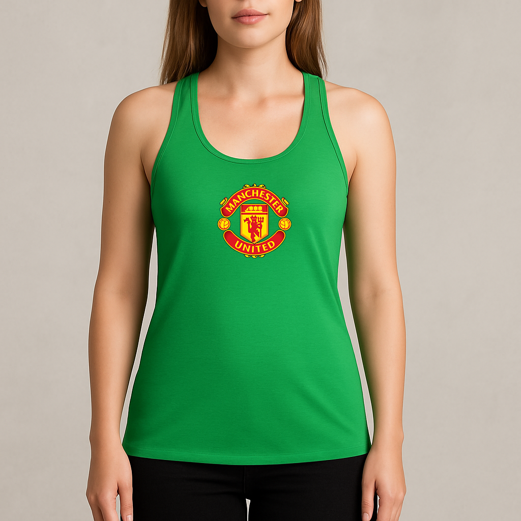 Women's Manchester United Soccer Racerback Tank Top