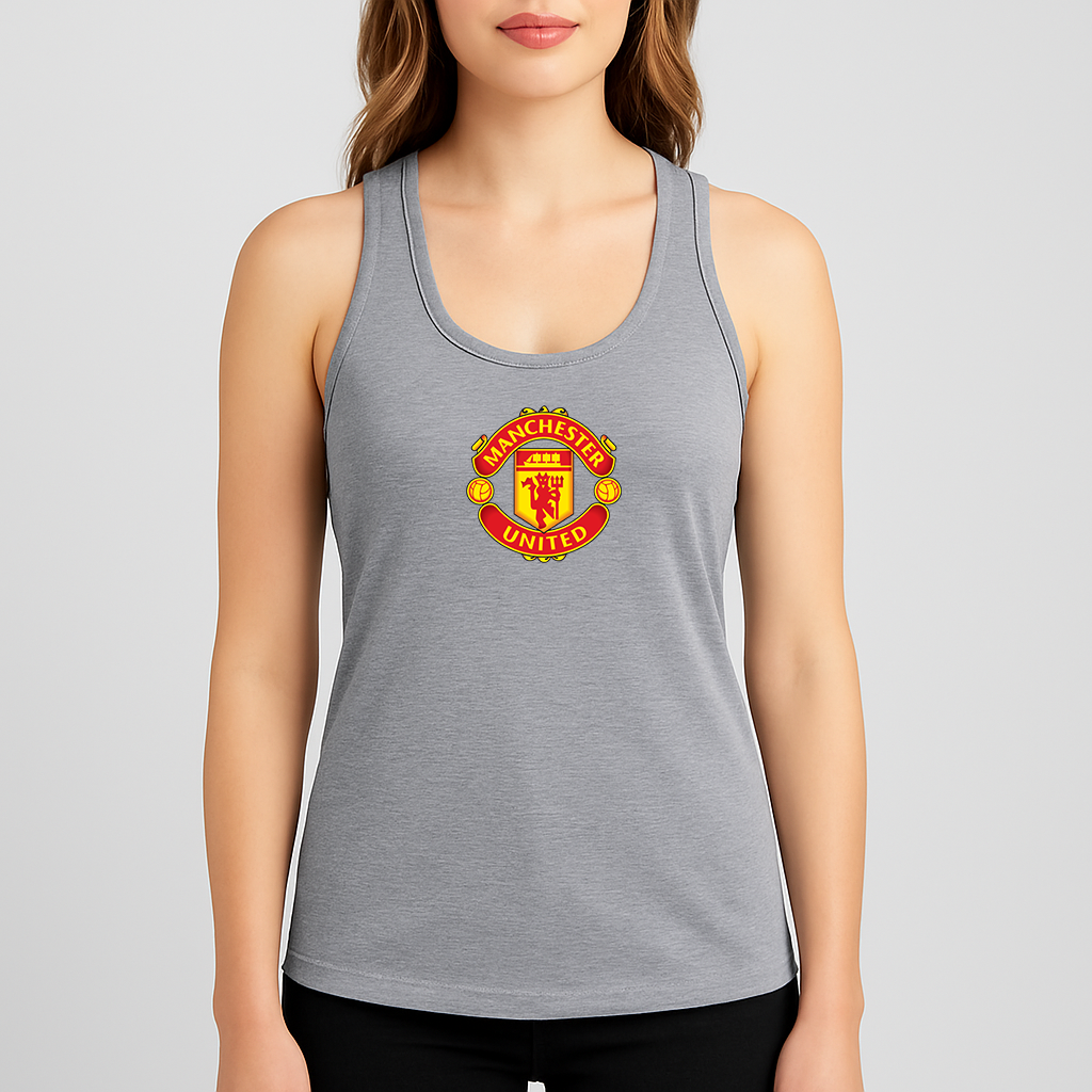 Women's Manchester United Soccer Racerback Tank Top