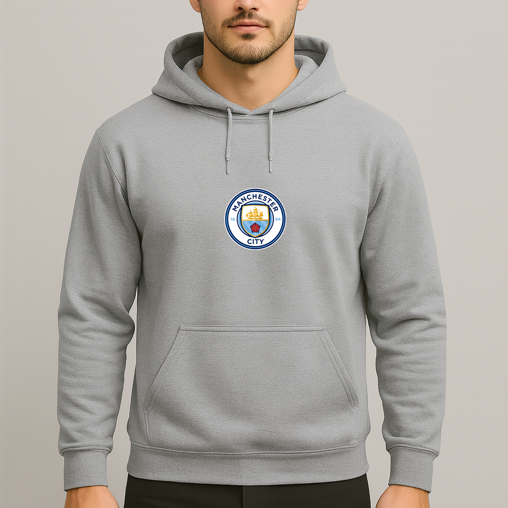 Men's Manchester City Soccer Pullover Hoodie
